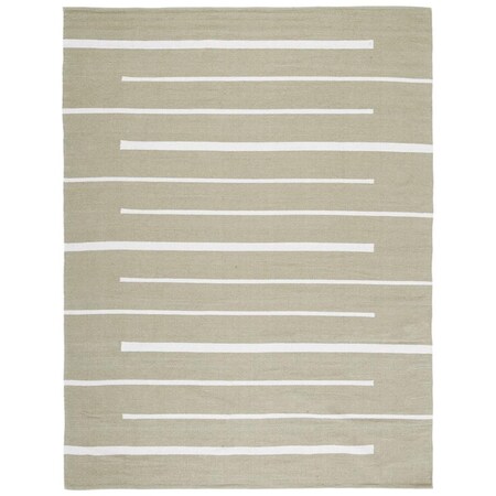 Safavieh 6 x 9 ft. Montauk Hand Woven Rectangle Area Rug Light Green & Ivory MTK311W-6